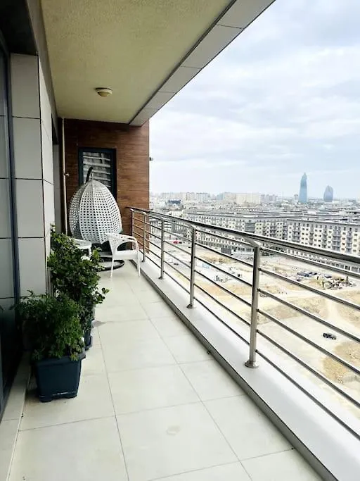 Apartment Next To Cop29, Stylish Baku Apt City & Sea View